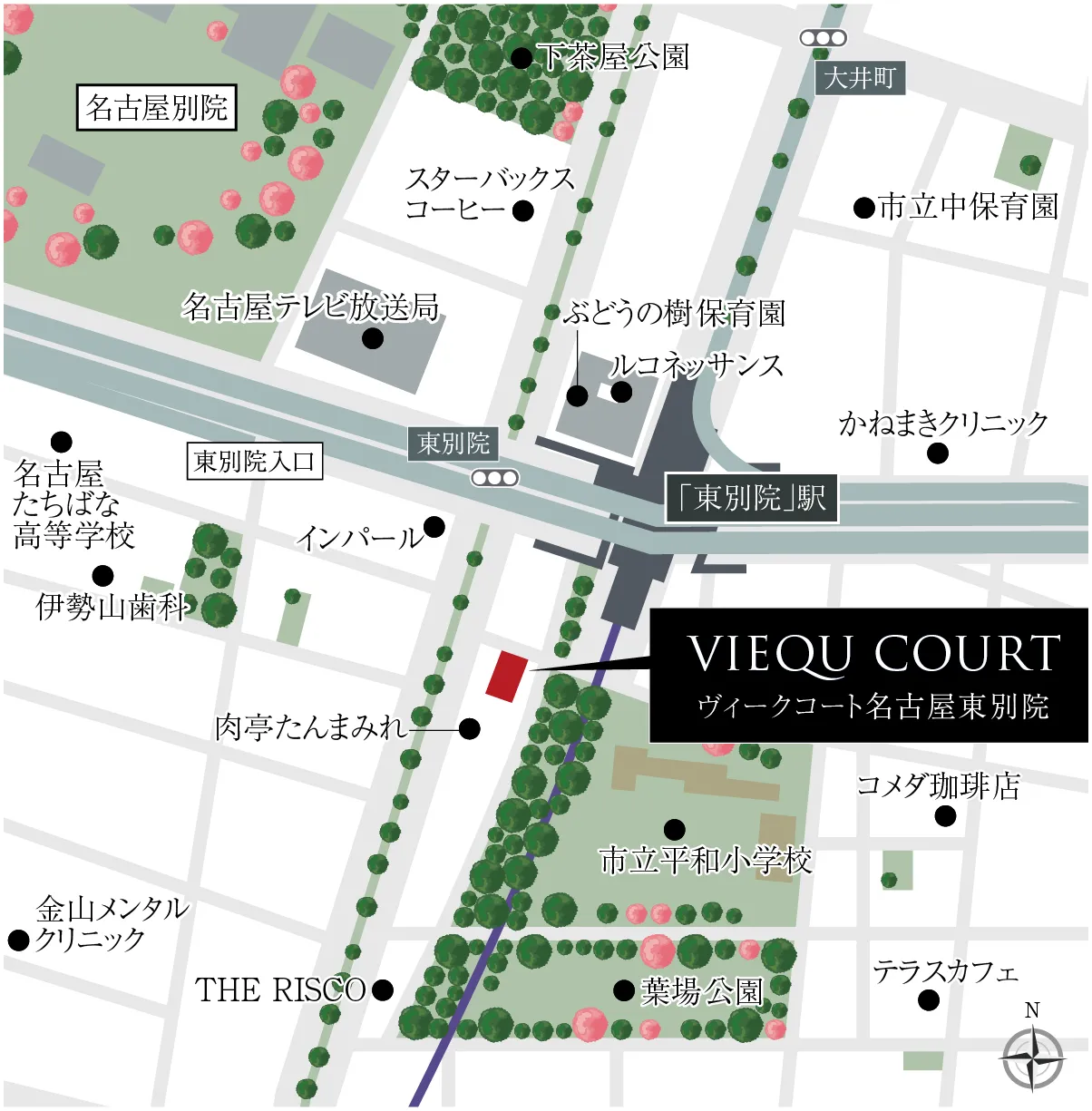 現地案内図