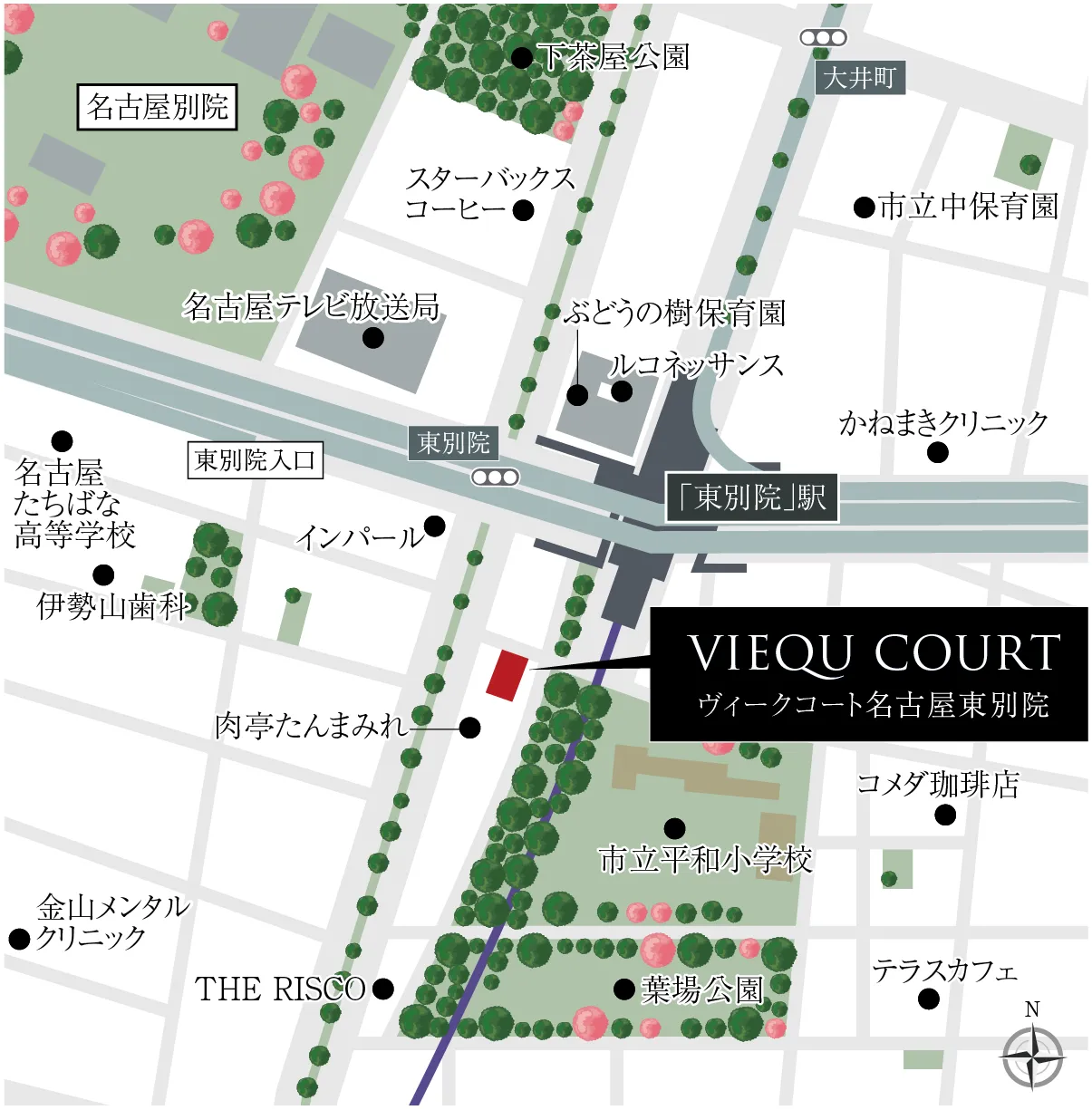 現地案内図